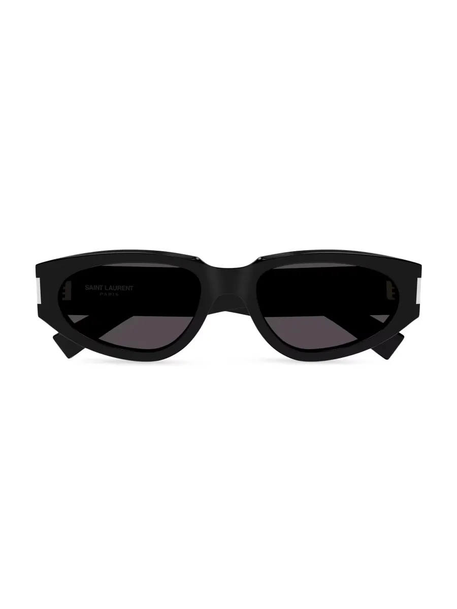 Naked Wirecore Oval Sunglasses by Saint Laurent