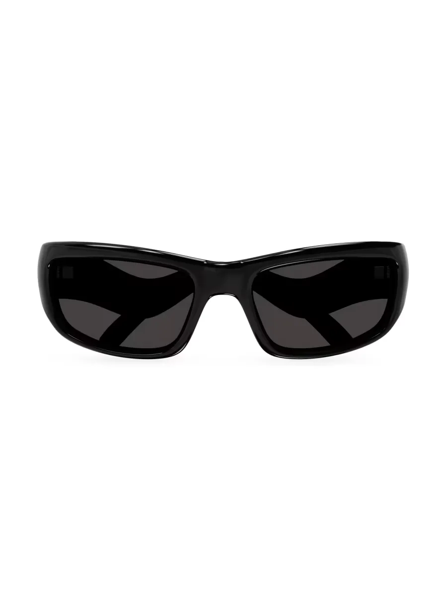 Hamptons 58MM Rectangular Sunglasses by Balenciaga
