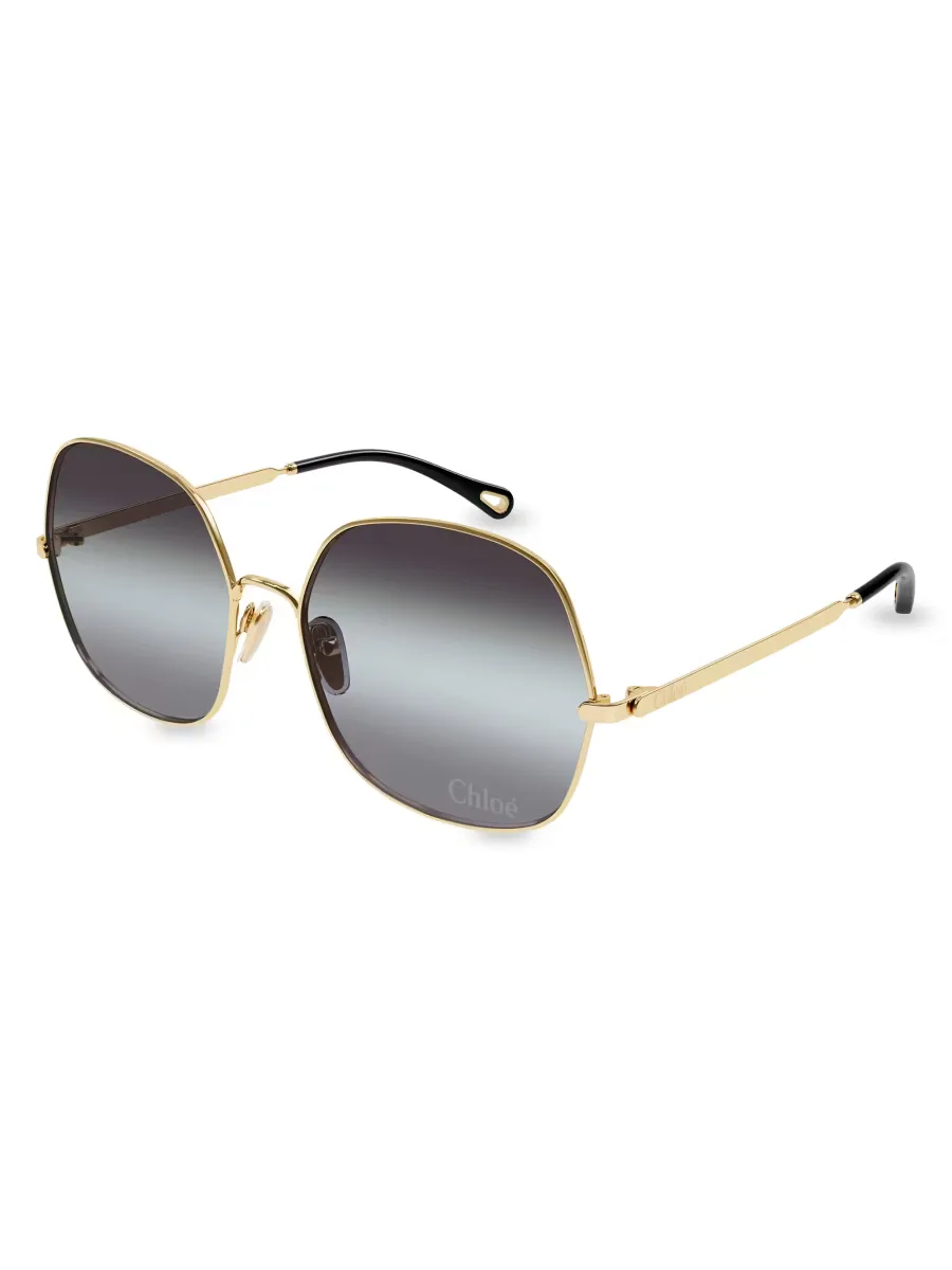 Aly 60MM Square Sunglasses by Chloé