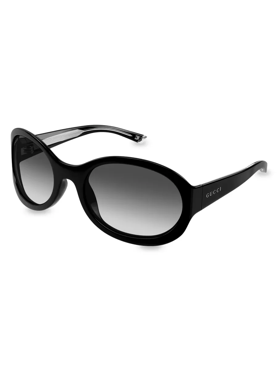 62MM Oval Sunglasses by Gucci