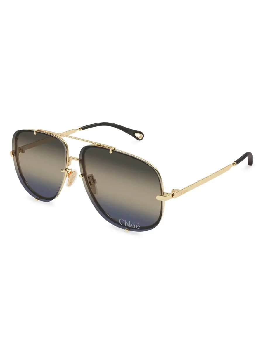 Ivy 62MM Pilot Sunglasses by Chloé
