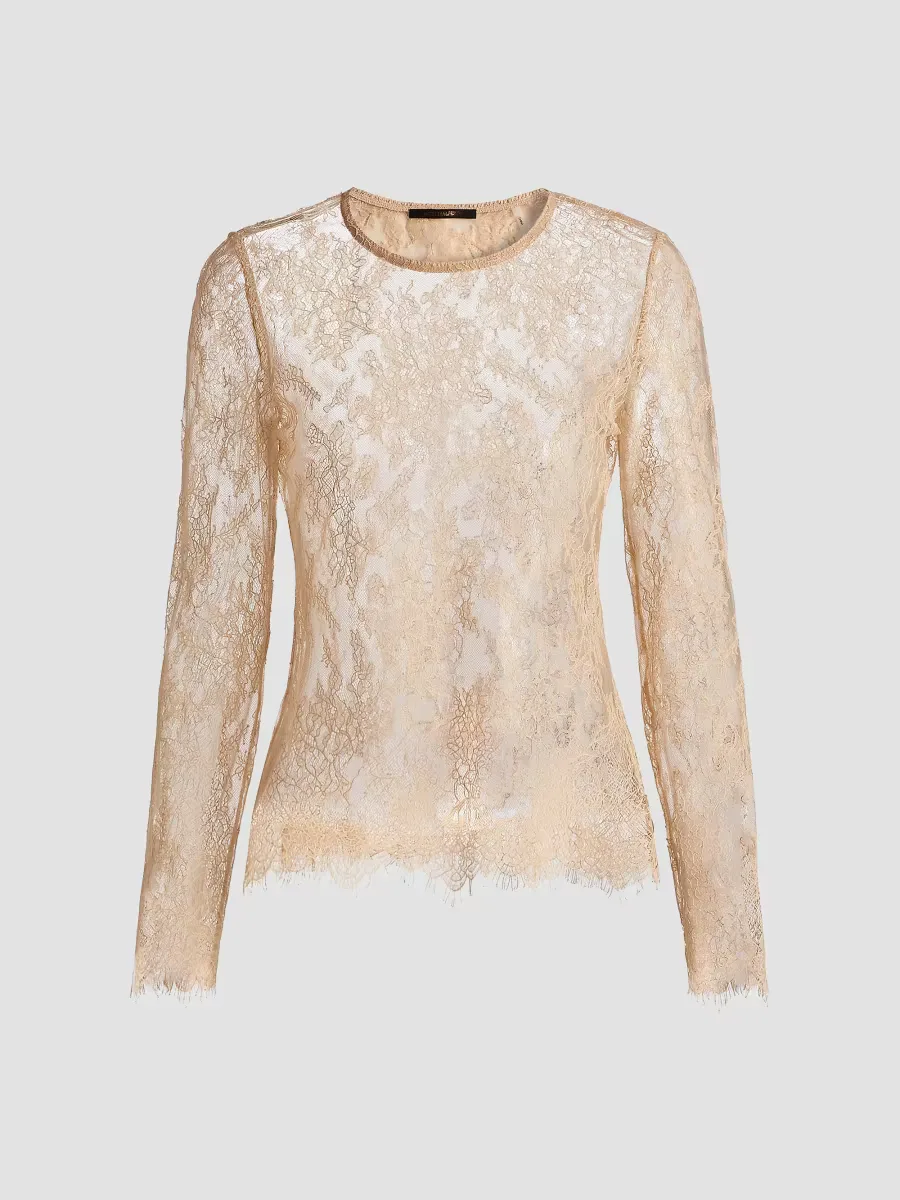 Fallon Sheer Lace Blouse by Kobi Halperin