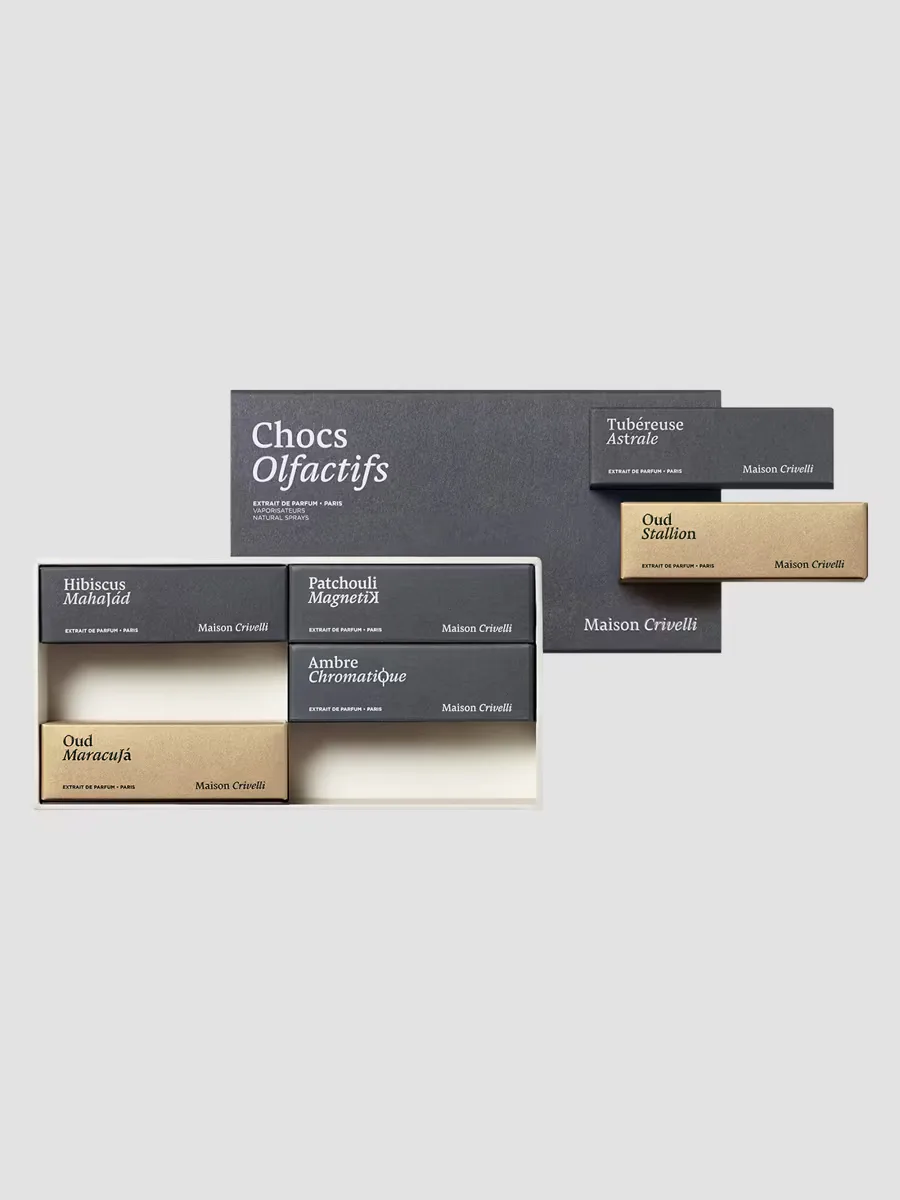 Chocs Olfactifs 6-Piece Extraits Set by Maison Crivelli