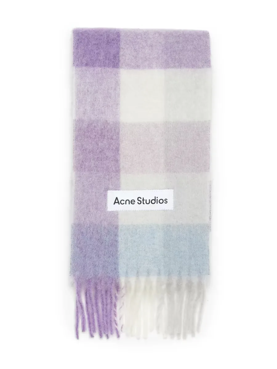 Vally Check Scarf by Acne Studios