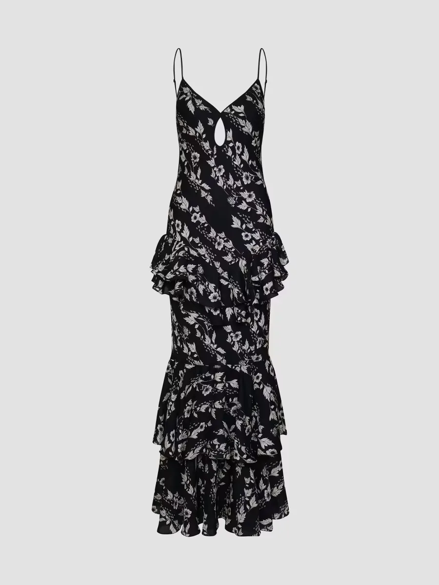 Reinterpretation Silk Maxi Dress by Johanna Ortiz