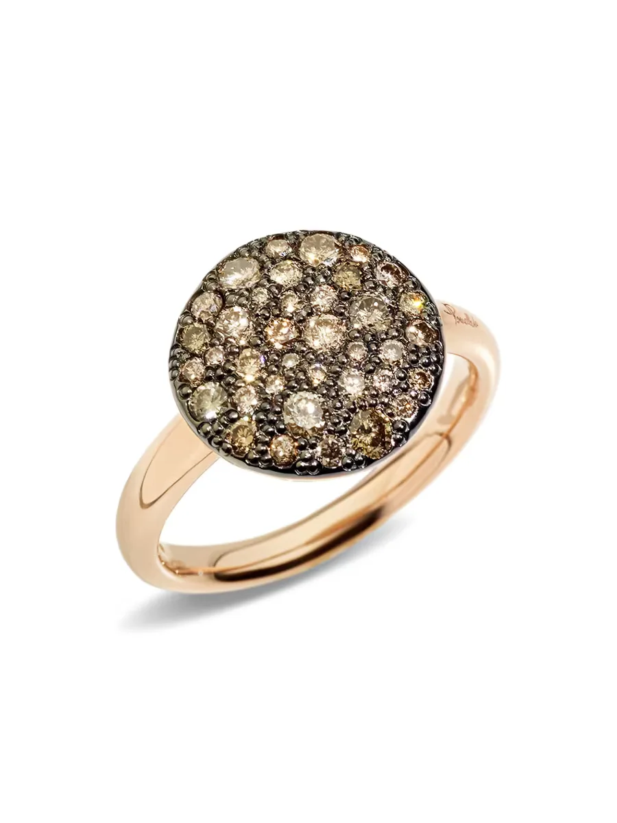 Sabbia Brown Diamond & 18K Rose Gold Ring by Pomellato