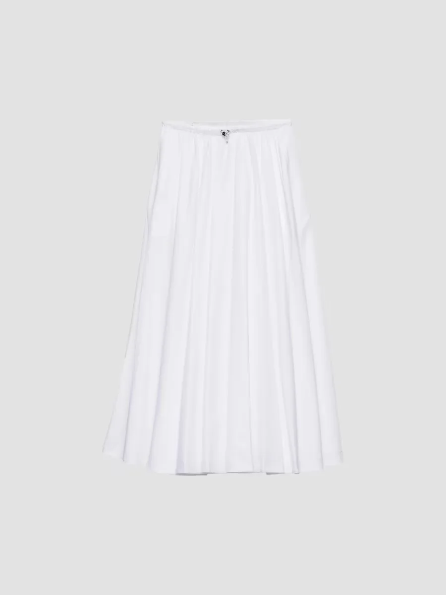 Reversible Cotton Jersey and Re-Nylon Circle Skirt by Prada