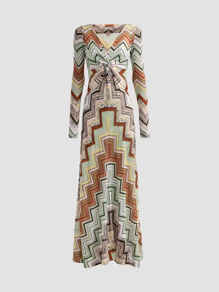 Geometric Twist Maxi Dress by Missoni