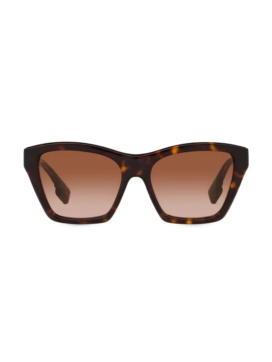 Arden 54MM Square Polarized Sunglasses by Burberry