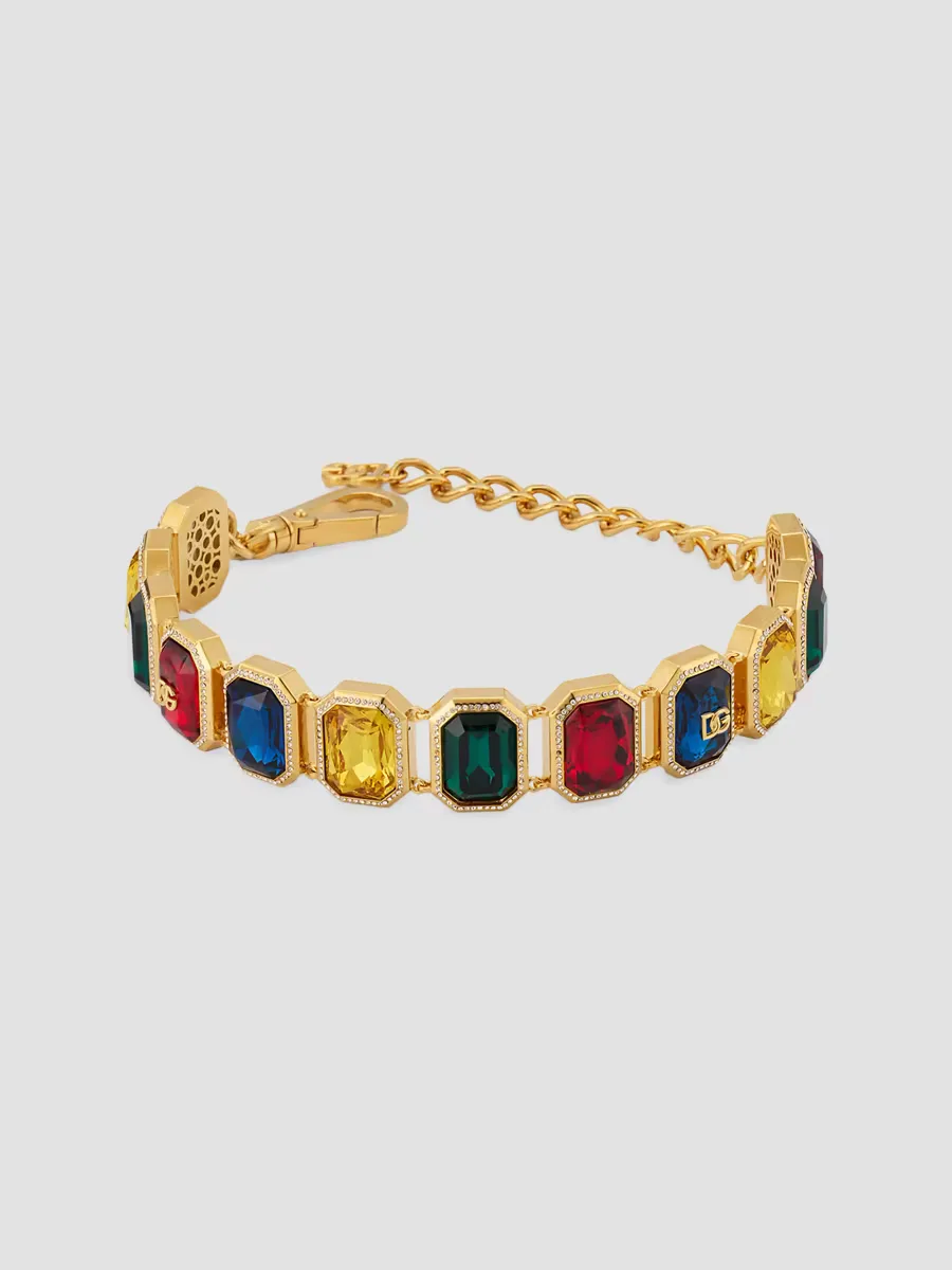 Carretto Goldtone & Glass Crystal Necklace by Dolce & Gabbana