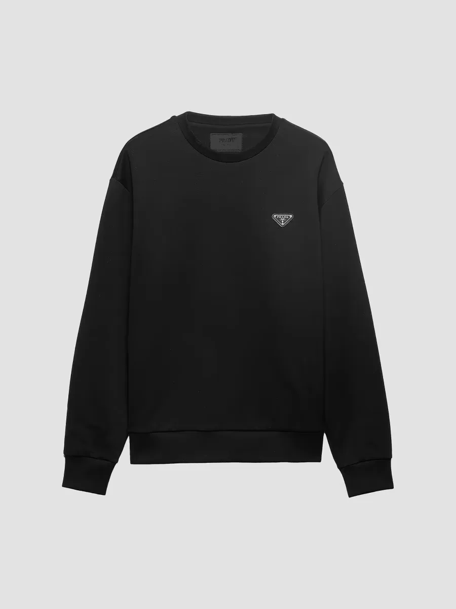 Technical Cotton Sweatshirt by Prada