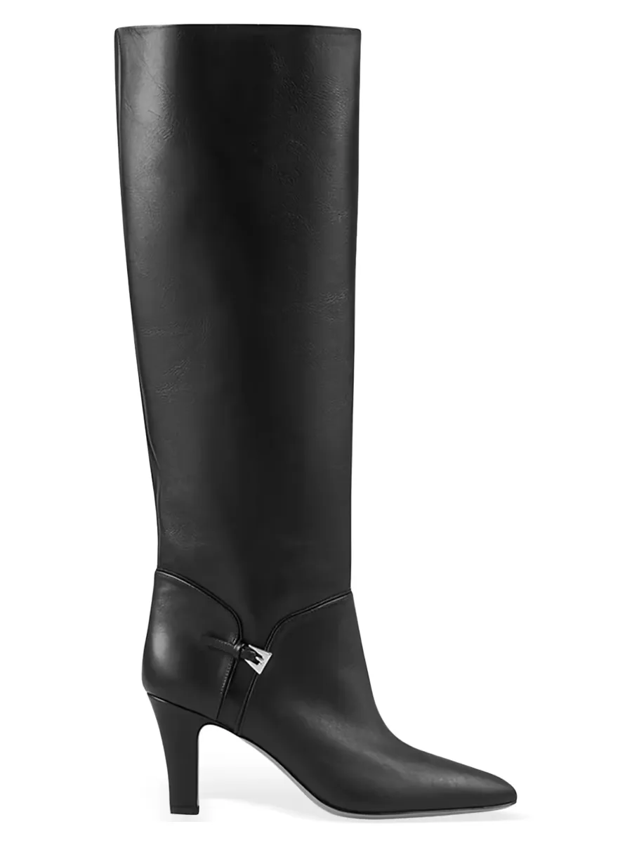 Elsa 75MM Leather Knee-High Boots by Paris Texas