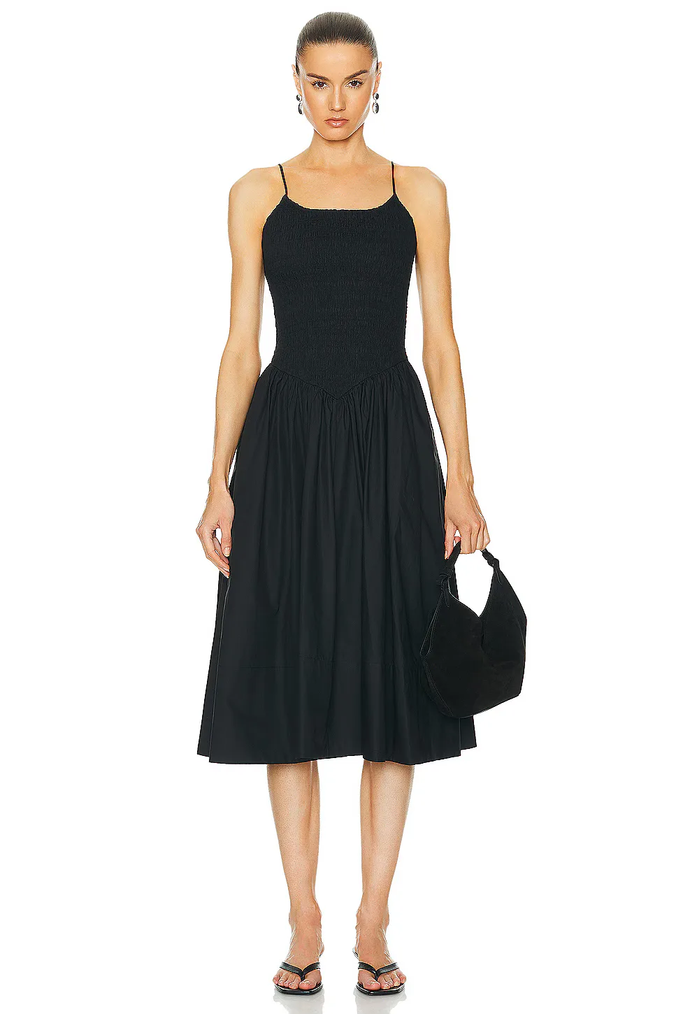 Armanda Poplin Midi Dress by L'Academie
