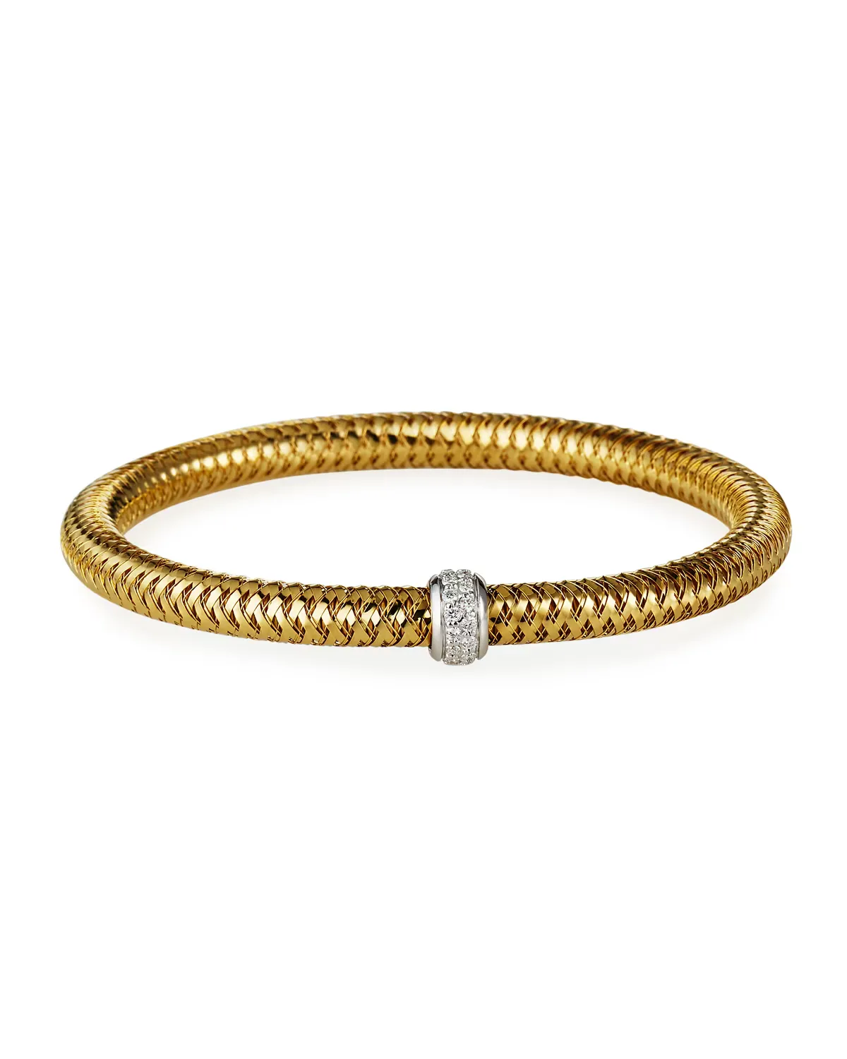 Primavera 18k Diamond-Station Bracelet, 0.22 TCW
