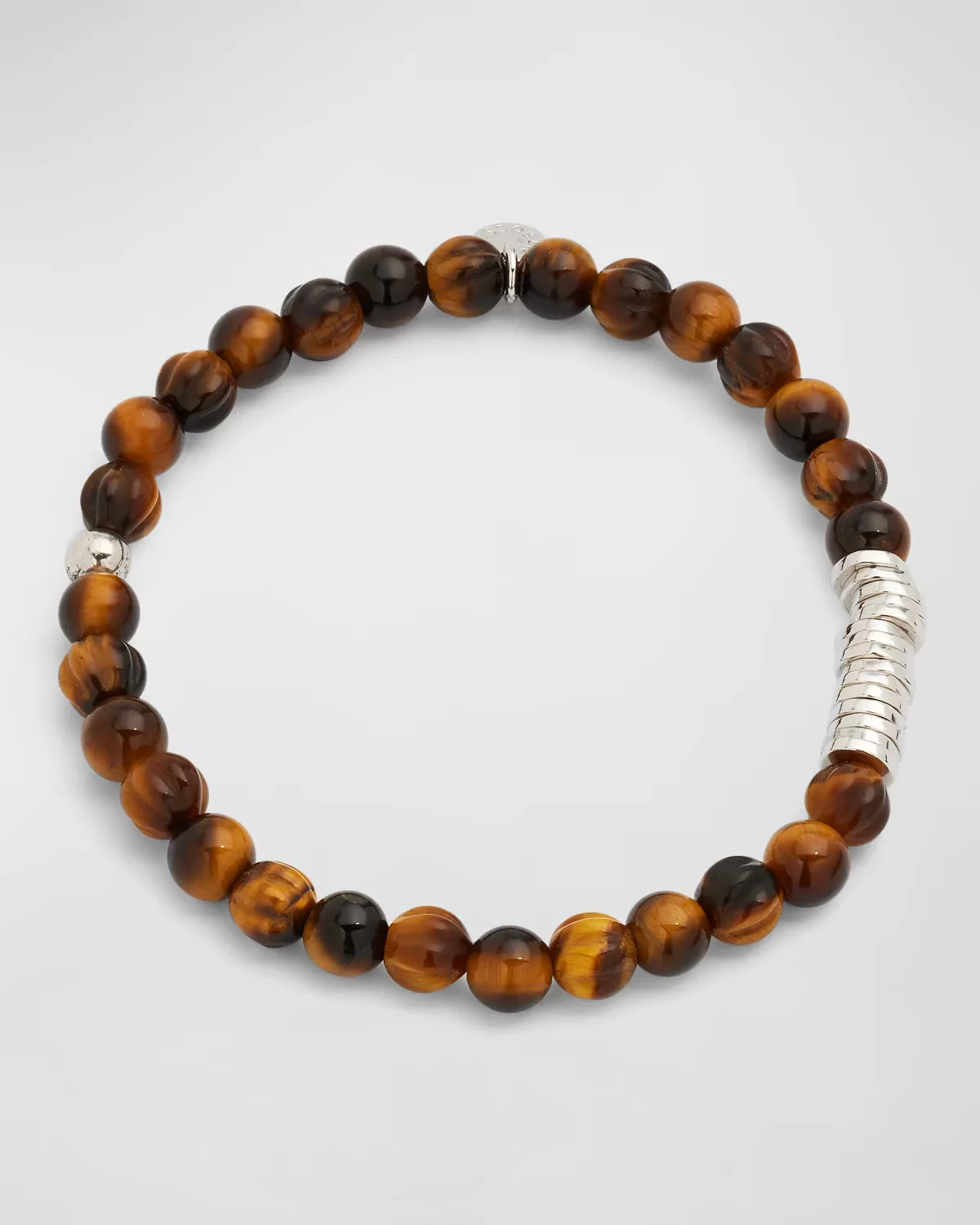 Tiger Eye Bead Bracelet by Tateossian