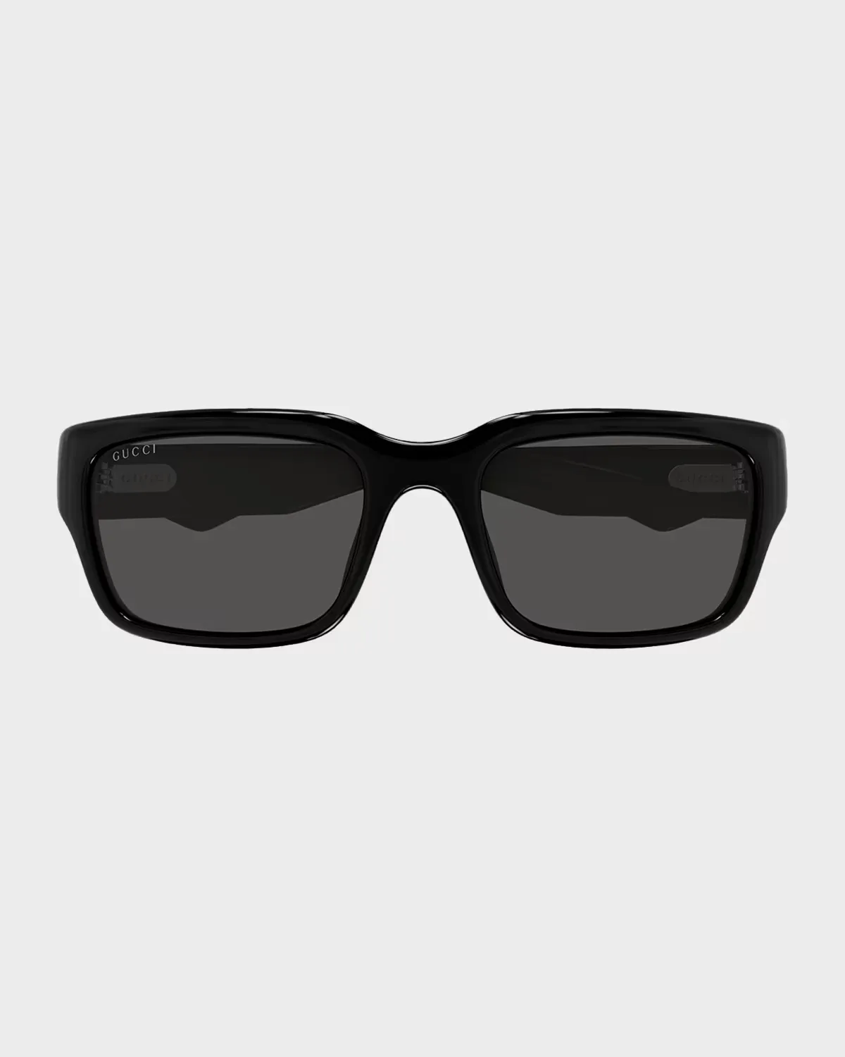 Logo Acetate and Nylon Rectangle Sunglasses