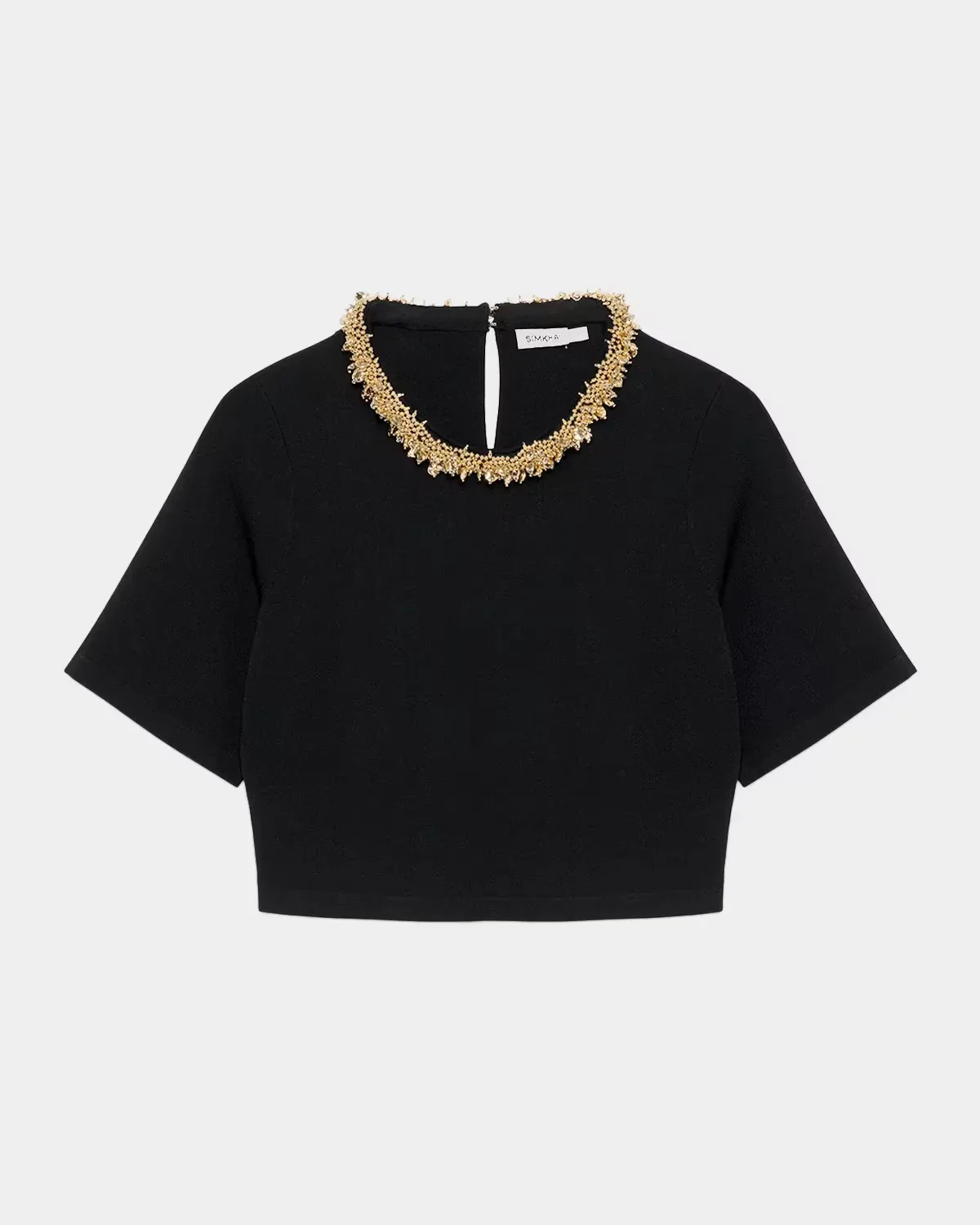 Nuria Embellished Crop Top by SIMKHAI