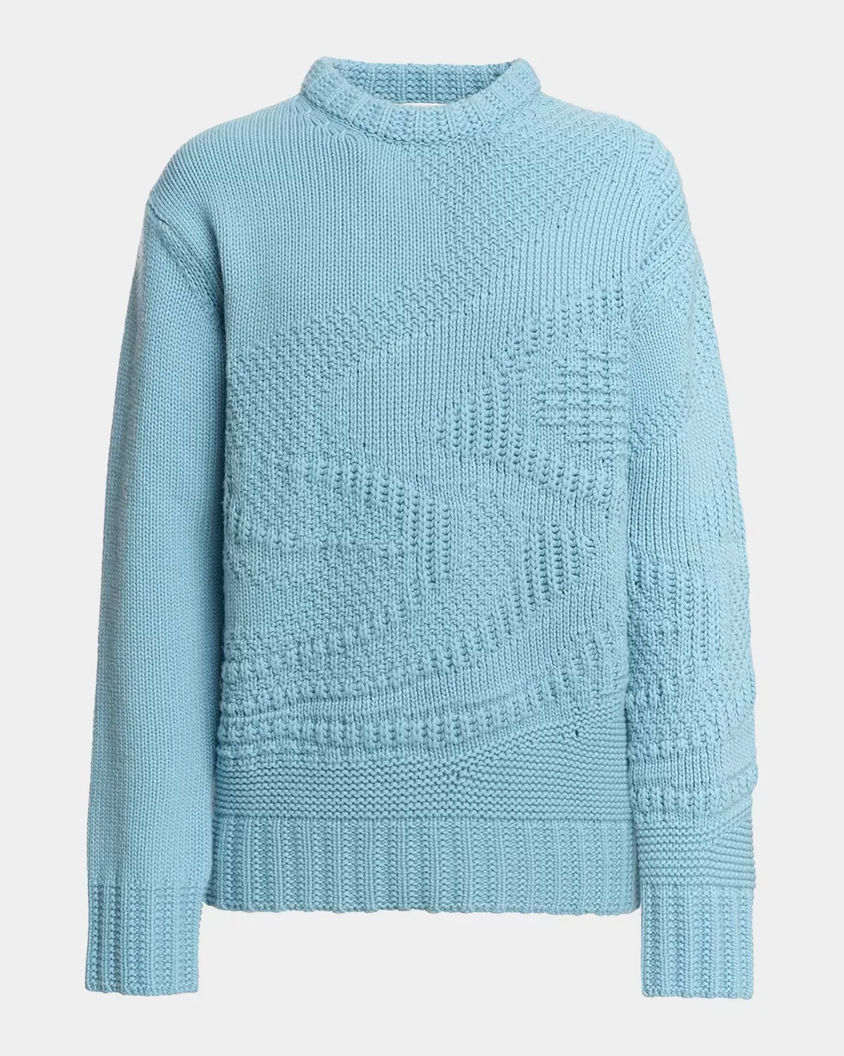 Patterned Wool & Cashmere Sweater by Malo