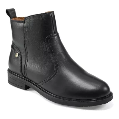 Juna Almond Toe Block Heel Casual Booties by Easy Spirit