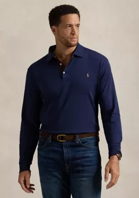 Soft Cotton Long Sleeve Polo Shirt by Polo Ralph Lauren