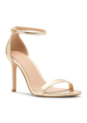 Brazen Metallic Stiletto Sandals by Madden Girl