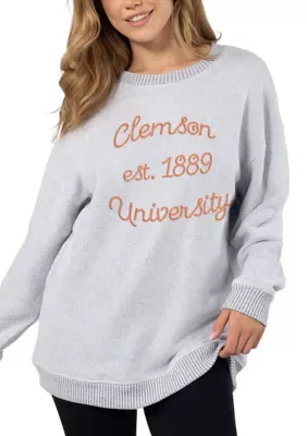 NCAA Clemson Tigers Warm Up Crew Neck Sweatshirt by Ug Apparel