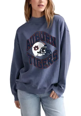 NCAA Auburn Tigers Nantucket Mock Neck Sweatshirt by Ug Apparel
