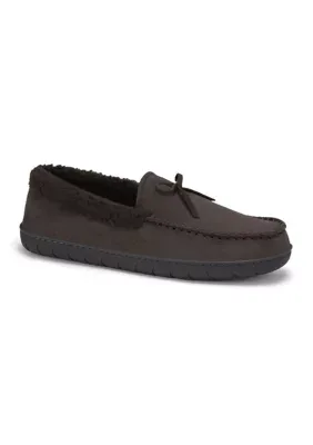 Faux Suede Moccasins with Shearling by IZOD