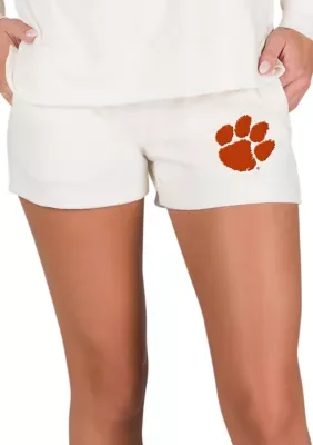 NCAA Clemson Tigers Canopy Thick Knit Shorts by Concepts Sport