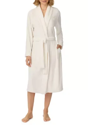 Plush Chenille Long Wrap Robe