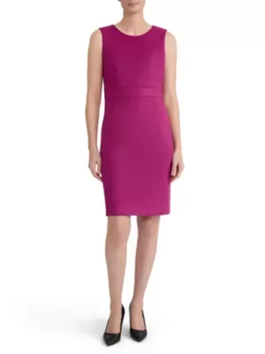 Waistband Sheath Dress by Kasper