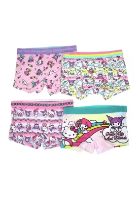 Boyshorts 4 Pack by Hello Kitty