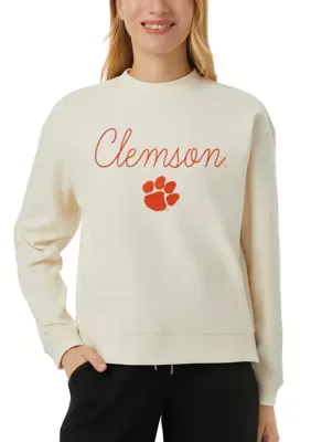 NCAA Clemson Tigers Canopy Thick Knit L/S Top by Concepts Sport