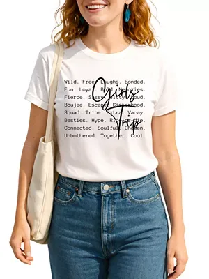 Trip Words, Besties Vacation Memories Tee by Ornamentallyyou