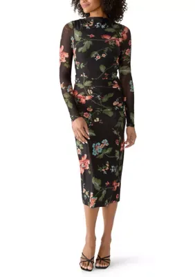Boat Neck Blouson Sleeve Dress by Cleobella