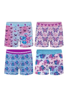 Angel and Stitch Boyshorts 4 Pack by Disney