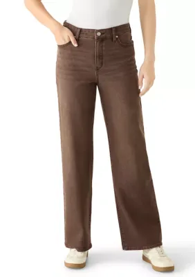 Mid Rise Straight Vintage Jeans by Wonderly