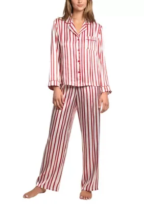 Babette Striped Pajama Set by Linea Donatella