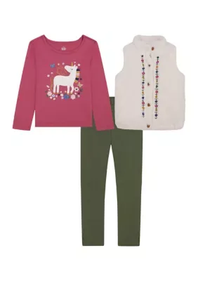 Sherpa Vest 3-Piece Set by Kids Headquarters