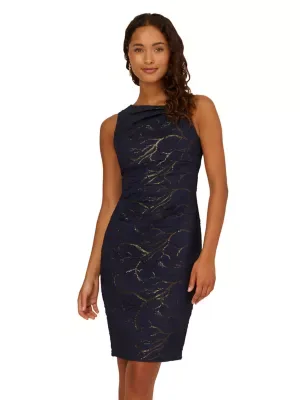 Stretch Jacquard Dress by Adrianna Papell