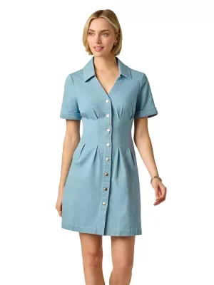 Chambray Shirtdress by Adrianna Papell