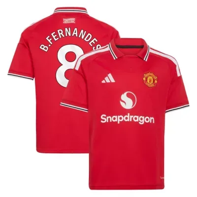 Premier League Bruno Fernandes Manchester United 2026/27 Home Replica Jersey by adidas