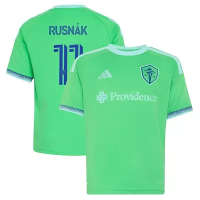 MLS Albert Rusnak Rave Seattle Sounders FC the Evergreen State Kit Replica Jersey by adidas