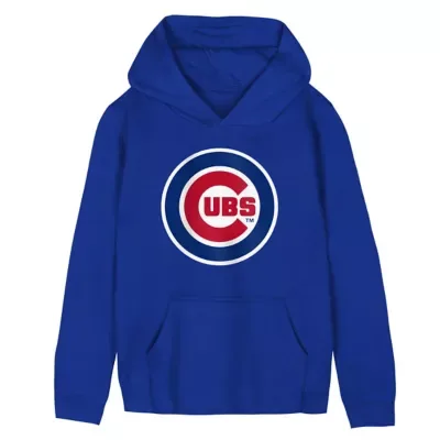 MLB Chicago Cubs Primary Logo Fleece Hoodie by Outerstuff