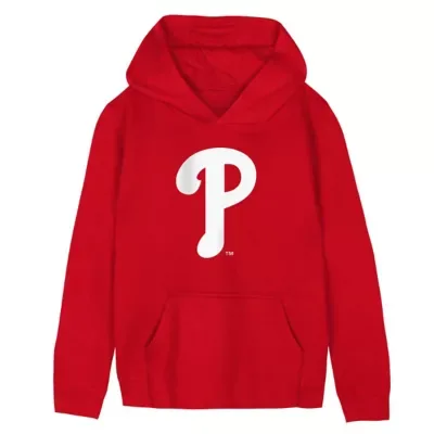 MLB Philadelphia Phillies Primary Logo Fleece Hoodie by Outerstuff