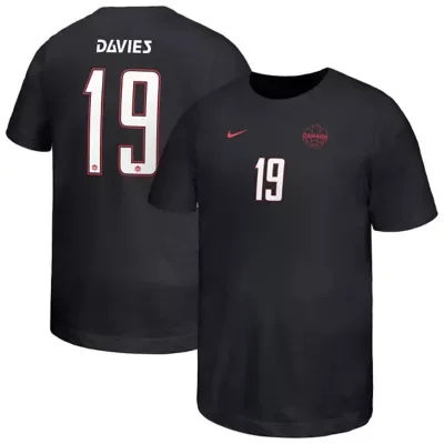 Soccer National Teams Nike Alphonso Davies Canada Soccer Away Name & Number T-Shirt by Nike
