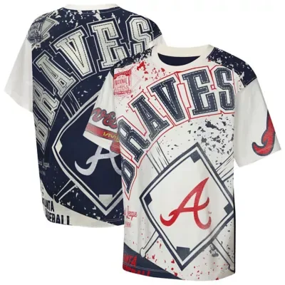 MLB Atlanta Braves Big League Top Player Bold All-Over-Print T-Shirt by Outerstuff