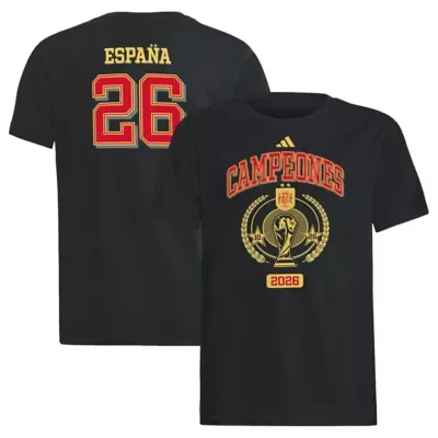 Soccer National Teams Spain National Team 2026 FIFA World Cup Trophy T-Shirt by adidas