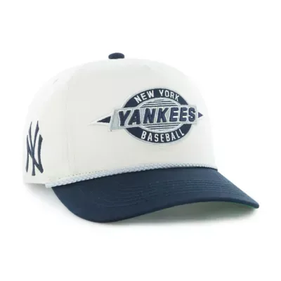 MLB Natural/Navy New York Yankees Frame Out Hitch Adjustable Hat