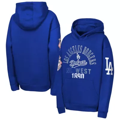 MLB Los Angeles Dodgers Premium Sweep Fleece Hoodie by Outerstuff